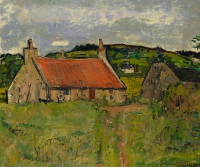 A Cottage in Fife by George Leslie Hunter