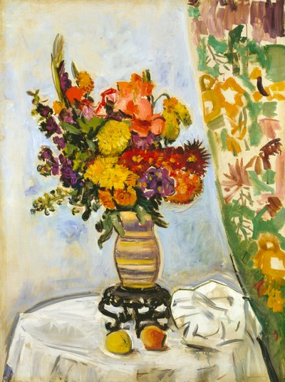 Flowers in a Chinese Vase by George Leslie Hunter