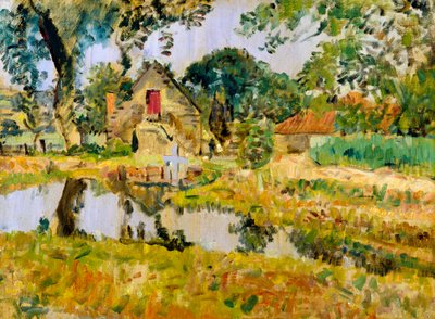 Old Mill, Fifeshire by George Leslie Hunter