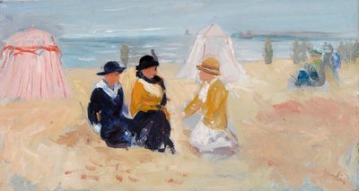 On the Shore by George Leslie Hunter