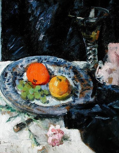 Still Life with Fruit by George Leslie Hunter
