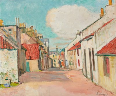 Street Scene, Largo by George Leslie Hunter