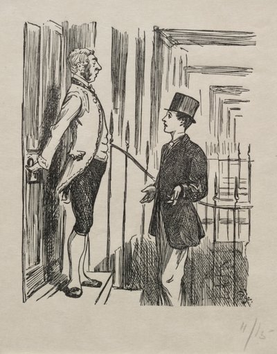 Coelebs in Search of a Mulready Envelope by George Louis Palmella Busson Du Maurier