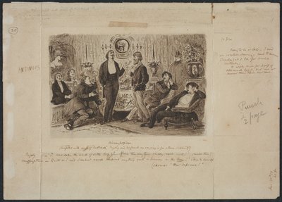 Nincompoopiana, Illustration for Punch by George Louis Palmella Busson Du Maurier