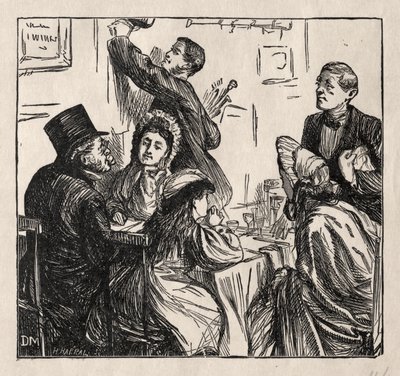 Refreshment at the Great Exhibition by George Louis Palmella Busson Du Maurier
