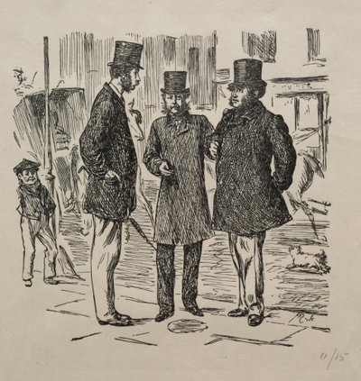 The Little Moment before the Introduction, 1865 by George Louis Palmella Busson Du Maurier