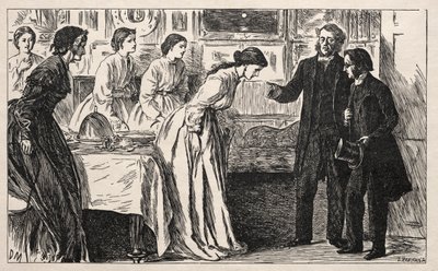 Wanted a Curate. Rather an Ordeal for the Reverend M. Green, 1865 by George Louis Palmella Busson Du Maurier