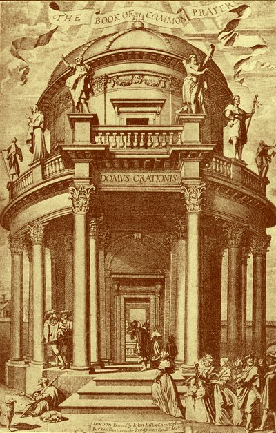 Title Page of Book of Common Prayer by Bartolome Esteban and studio Murillo