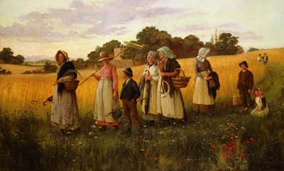Barley Cutters Returning from Work by George Marks