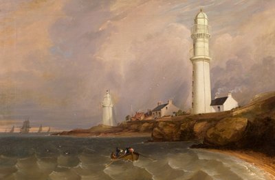Lighthouses - West Lights, Tayport by George McGillivray