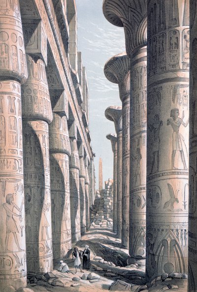 Great Temple, Karnac, Egypt, 19th century by George Moore