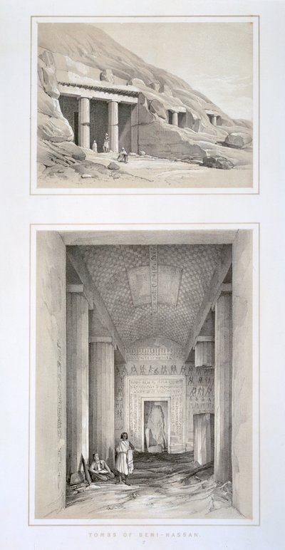 Tombs of Beni-Hassan, Egypt by George Moore