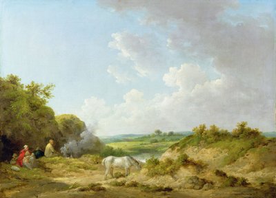 A Gypsy Encampment by George Morland