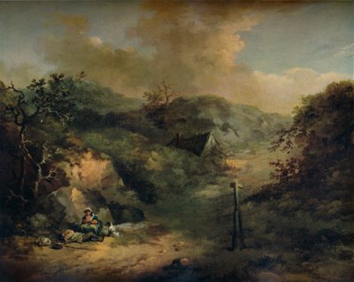 A Hillside with Tramps Reposing by George Morland