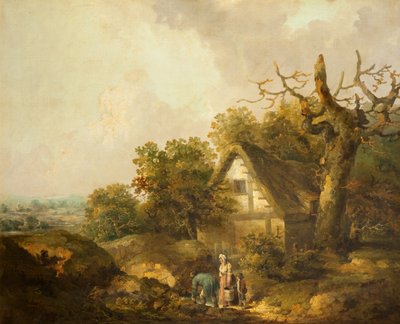 A Rustic Cottage by George Morland