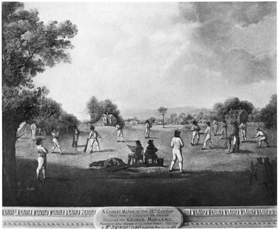 A Cricket Match by George Morland