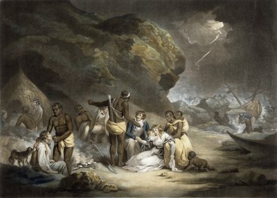African Hospitality, engraved by John Raphael Smith, 1791 by George Morland