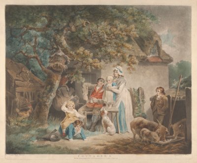 Cottagers by George Morland