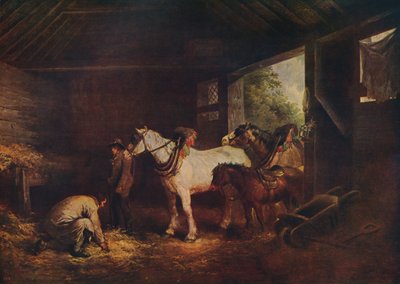 The Inside of a Stable by George Morland