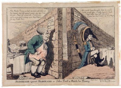 Blockade against Blockade or John Bull a Match for Boney by George Moutard Woodward