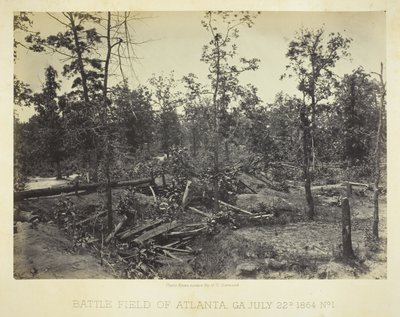 Battle Field of Atlanta, GA No. 1 by George N. Barnard