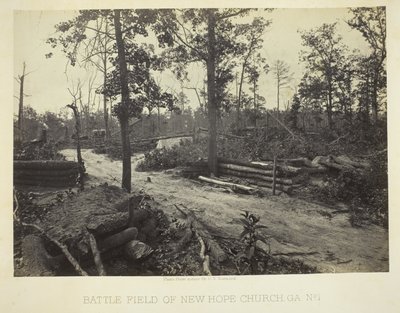 Battlefield of New Hope Church, GA, No. 1 by George N. Barnard