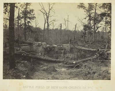 Battlefield of New Hope Church, GA, No. 2 by George N. Barnard