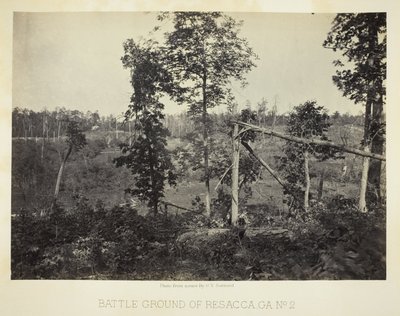 Battle Ground of Resacca, GA, No. 2 by George N. Barnard