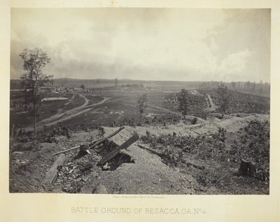 Battle Ground of Resacca, GA, No. 4 by George N. Barnard