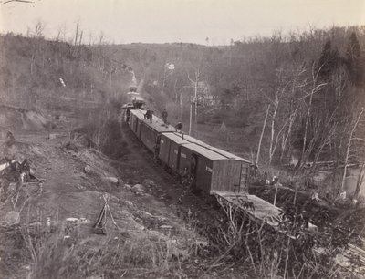 Bull Run. Orange and Alexandria R.R. near Union Mills, 1861-65 by George N. Barnard