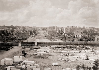 Columbia, South Carolina, USA after 1865 Fire by George N. Barnard