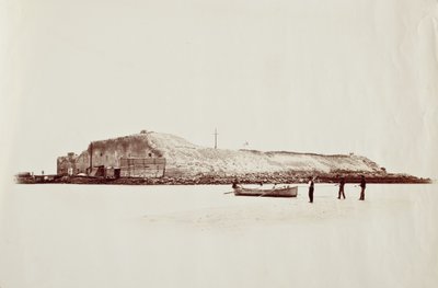 Fort Sumter, Exterior, 3 1/2 Miles From Charleston by George N. Barnard