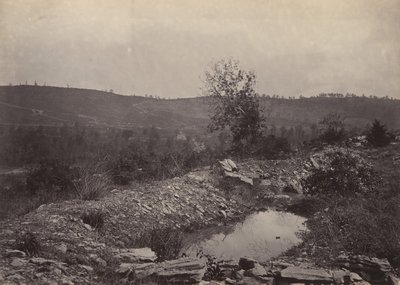 Mission Ridge from Orchard Knob, 1860s by George N. Barnard