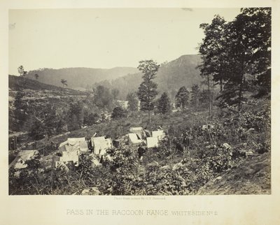 Pass in the Raccoon Range, Whiteside No. 2 by George N. Barnard
