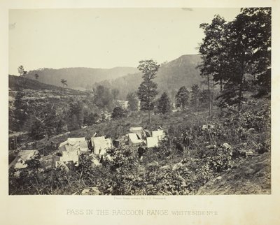 Pass in the Raccoon Range, Whiteside No. 2 by George N. Barnard