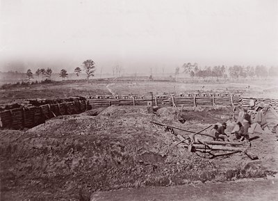 Rebel Fortifications in Front of Atlanta, ca. 1864 by George N. Barnard