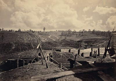 Rebel Works in Front of Atlanta, Ga. No. 5 by George N. Barnard