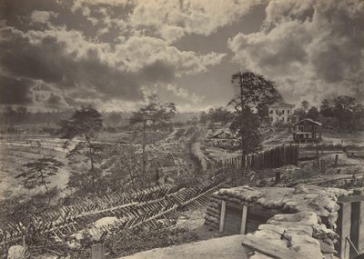 Rebel Works in Front of Atlanta, Georgia No. 1 by George N. Barnard
