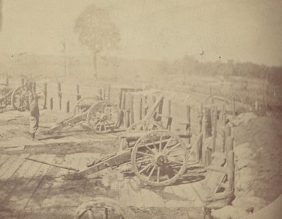 Rebel Works in Front of Atlanta, Georgia, No. 2 by George N. Barnard