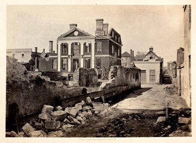 Ruins of the Pinckney Mansion, Charleston S.C by George N. Barnard