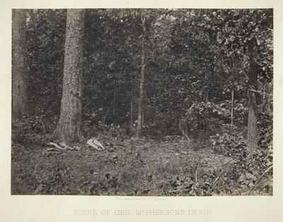 Scene of General McPherson