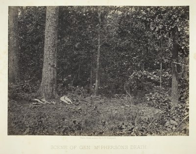 Scene of Gen. McPherson