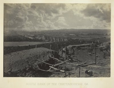 South Bank of the Chattahoochee, Georgia by George N. Barnard