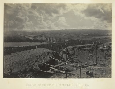 South Bank of the Chattahoochie, Ga., 1866 by George N. Barnard