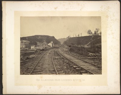 The Allatoona Pass Looking North, Georgia by George N. Barnard