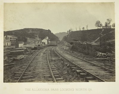 The Allatoona Pass, Looking North, Georgia by George N. Barnard