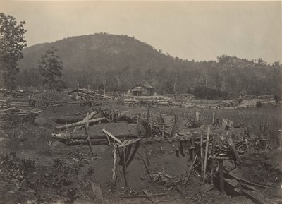 The Front of Kenesaw Mountain, Georgia by George N. Barnard