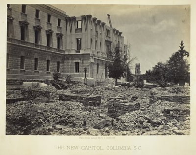 The New Capitol, Columbia, SC by George N. Barnard