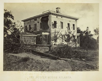 The Potter House Atlanta by George N. Barnard