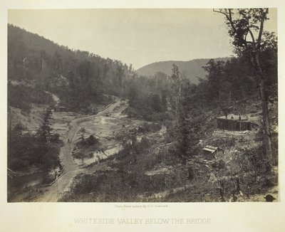 Whiteside Valley below the Bridge by George N. Barnard